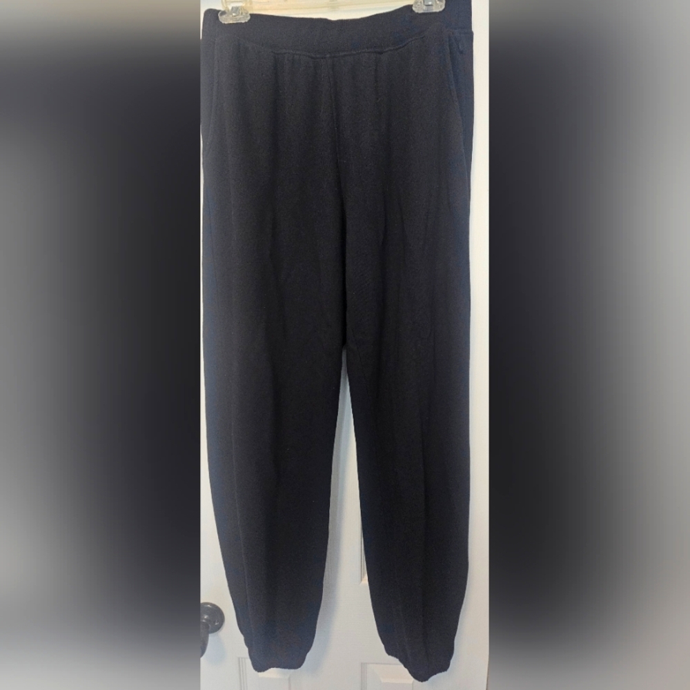 Velvet by Graham & Spencer Black Track Pants
